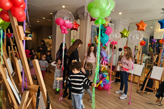 Kreativer Kindergeburtstag: Malen, Basteln und Gestalten im Art Space Berlin I Art Space Berlin