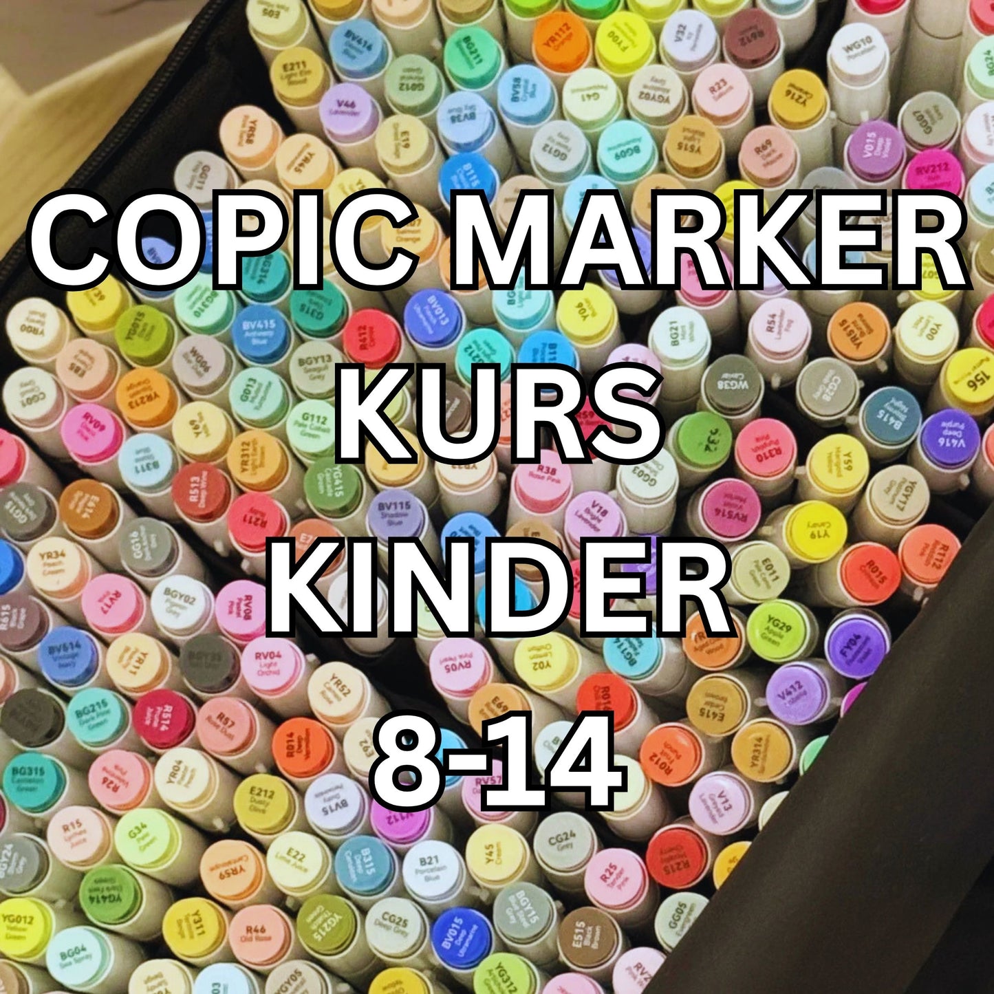 Copic Marker Zeichnen Kurs Berlin für Kinder 8+